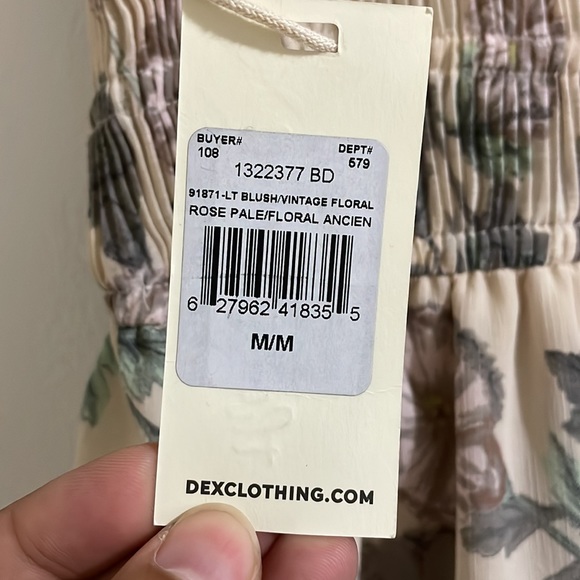 Dex Floral Maxi Dress Empire Waist - Picture 7 of 7